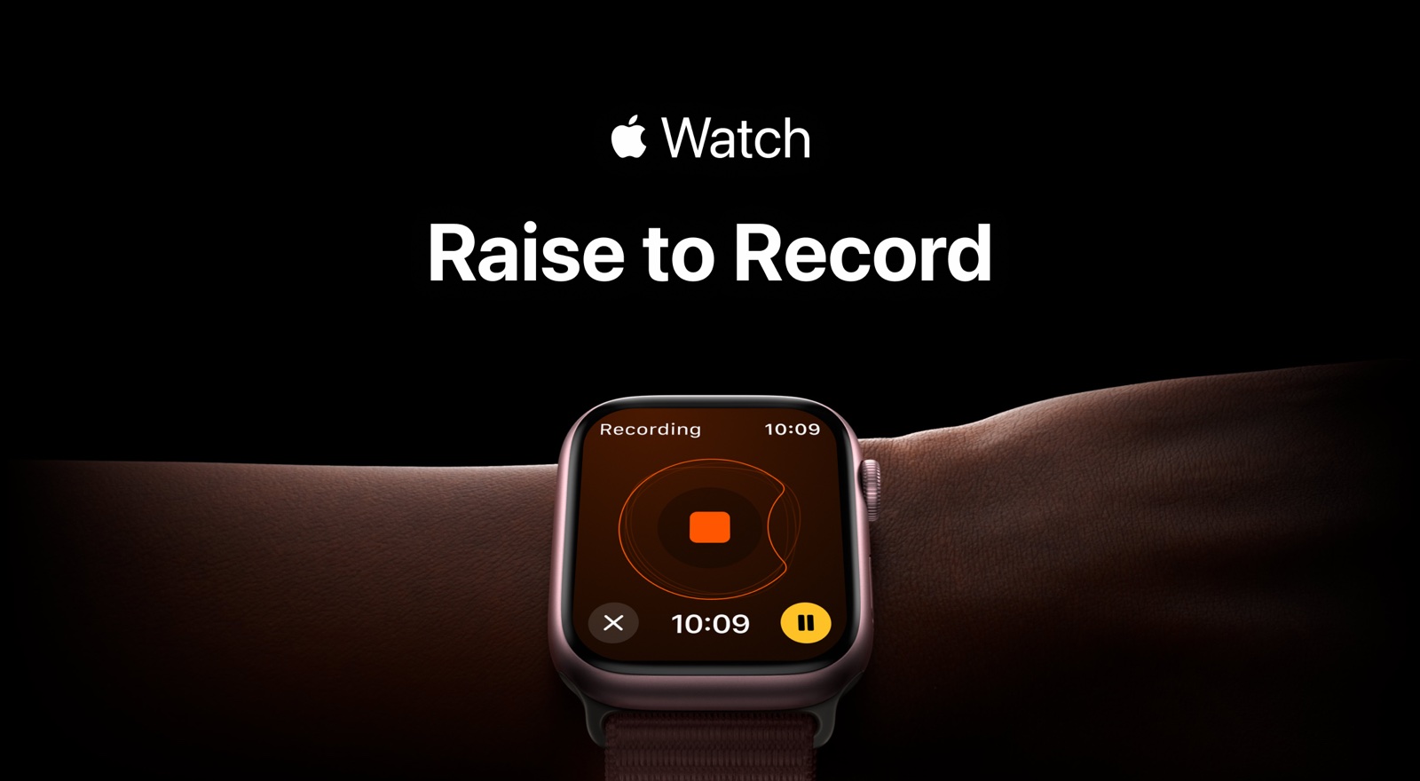Apple Watch 抬手就记